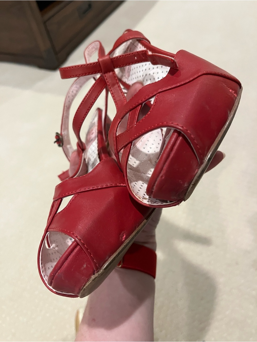 Pinup Couture Red Heels - Picture 3 of 5